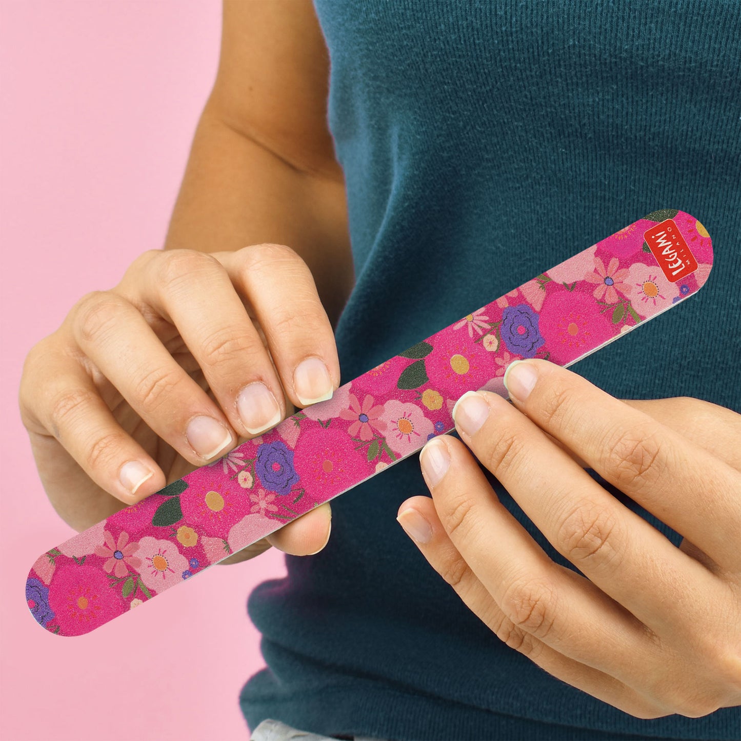 SET OF 3 NAIL FILES - NAILS BEFORE MALES - FLOWERS / PACK DE 6