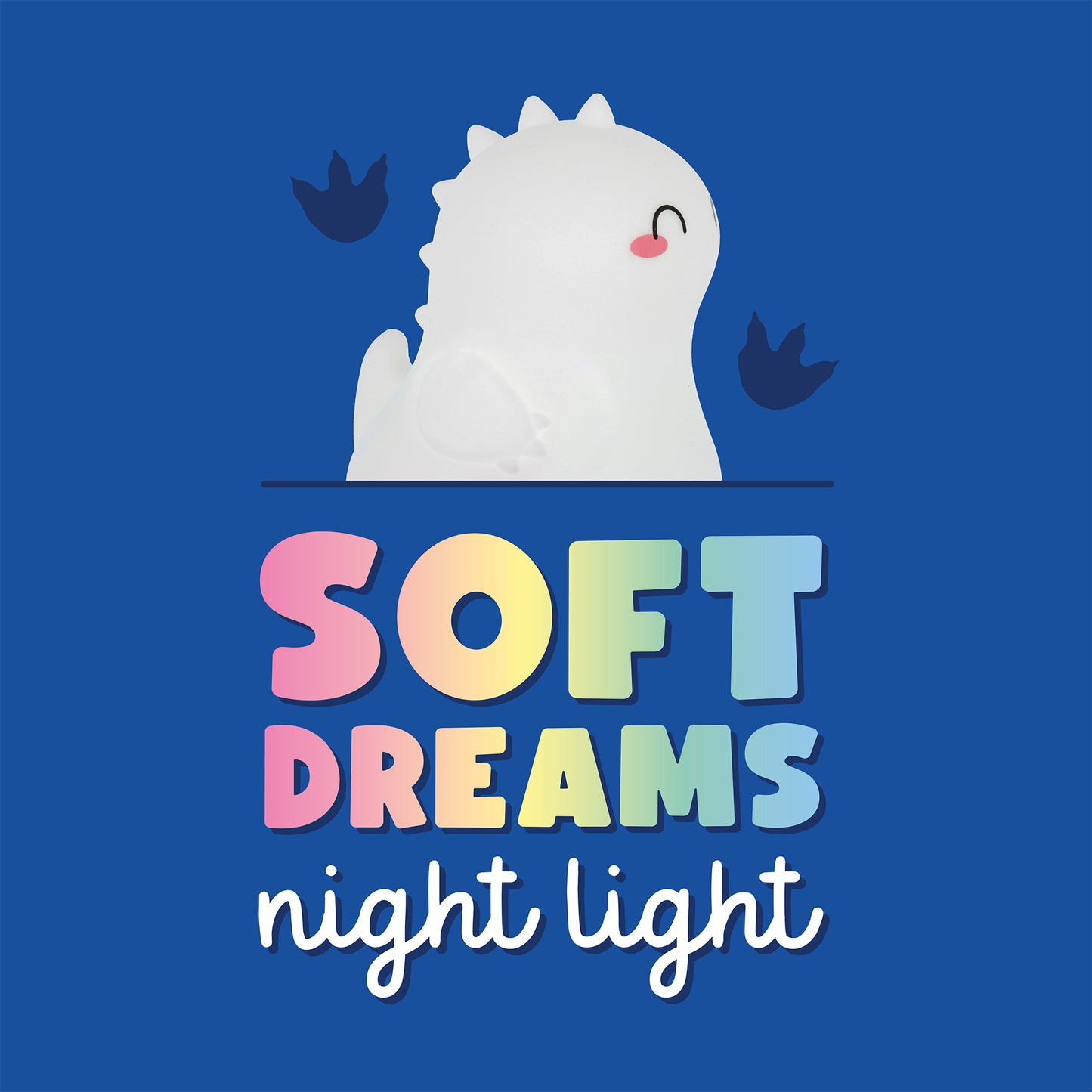 RECHARGEABLE NIGHT LIGHT - SOFT DREAMS - DINO / PACK DE 2