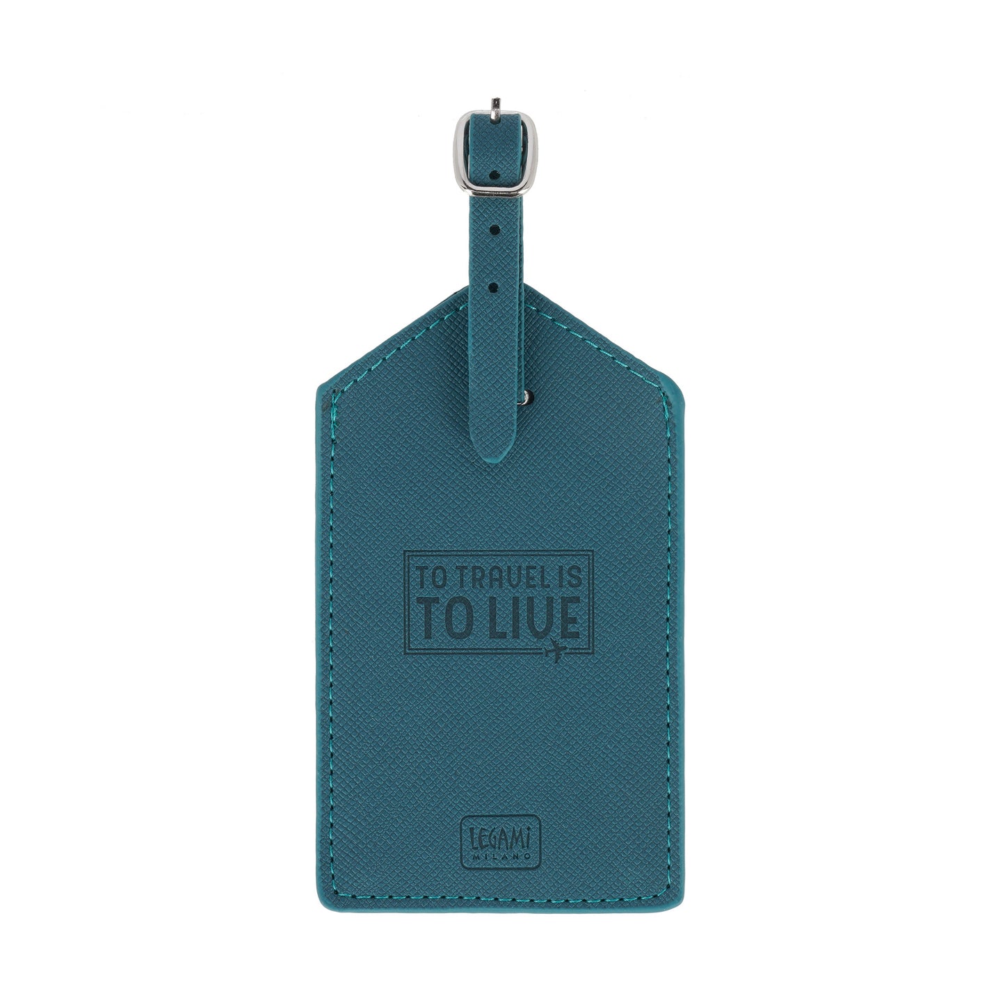LUGGAGE TAG - PETROL BLUE / PACK DE 3