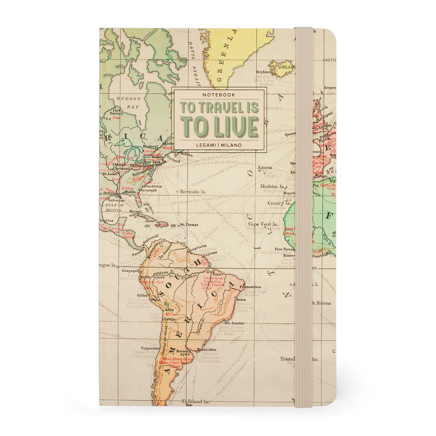 LINED NOTEBOOK - PHOTO NOTEBOOK - MEDIUM - TRAVEL / PACK DE 3