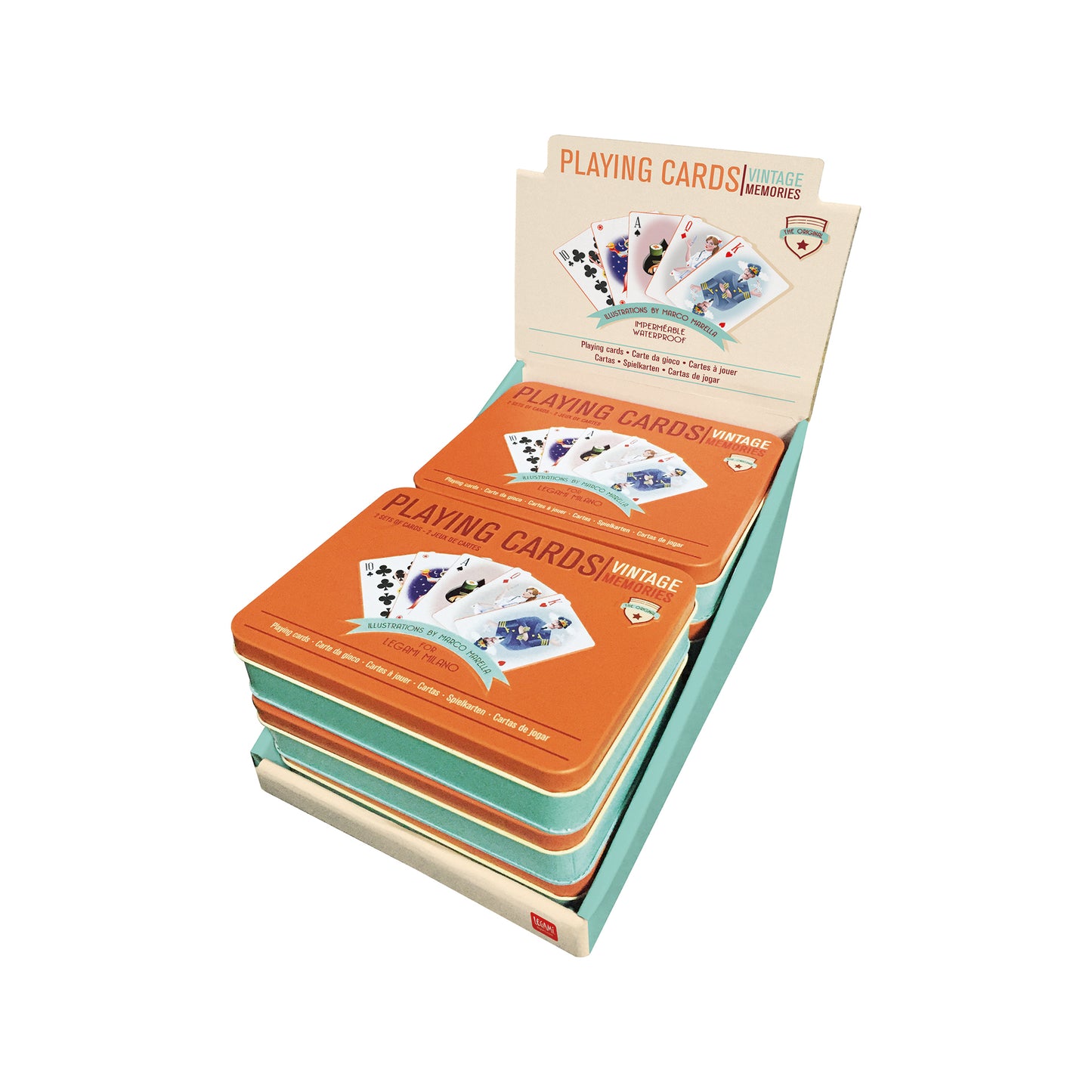 PLAYING CARDS / PACK DE 6