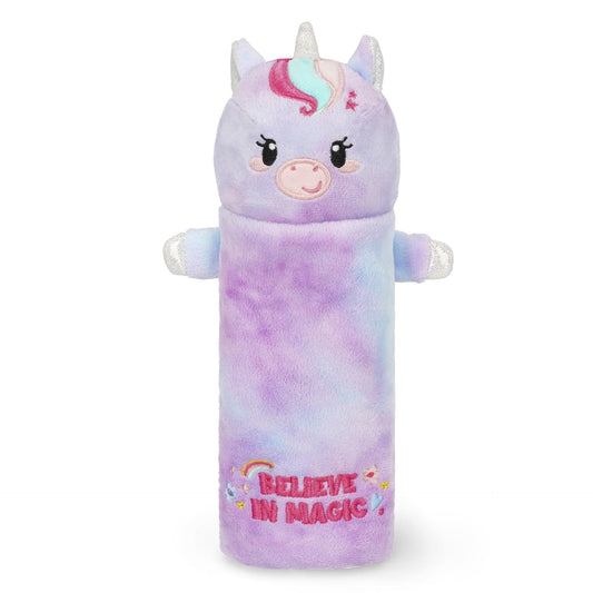 PLUSH PENCIL CASE - UNICORN / PACK DE 4
