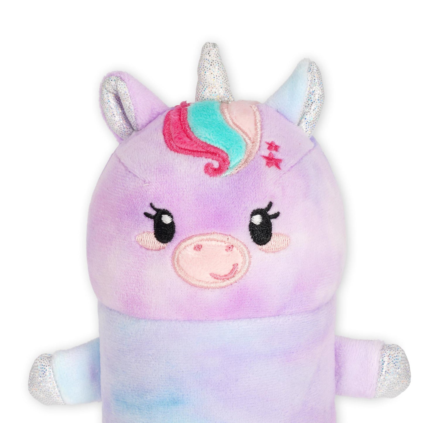 PLUSH PENCIL CASE - UNICORN / PACK DE 4