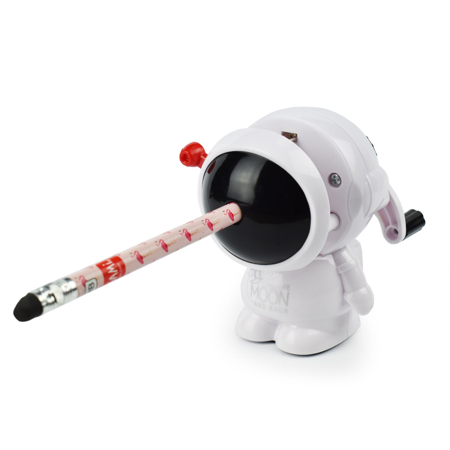 DESKTOP PENCIL SHARPENER - TO THE MOON AND BACK - SPACE / PACK DE 4