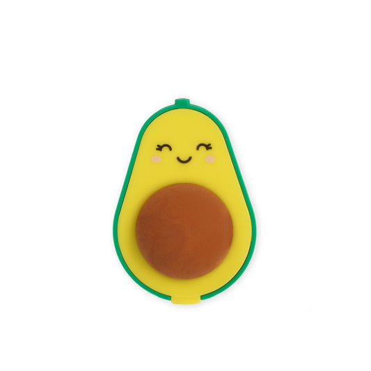 PENCIL SHARPENER W/ERASER - LET'S AVOCUDDLE - AVOCADO / PACK DE 12