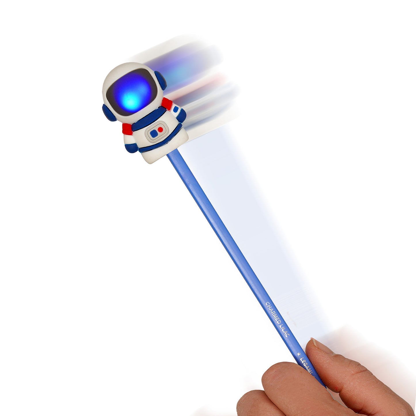 LIGHT-UP PEN. SHARPENER CONT. - SHARPENING IS MAGIC - SPACE / PACK DE 12