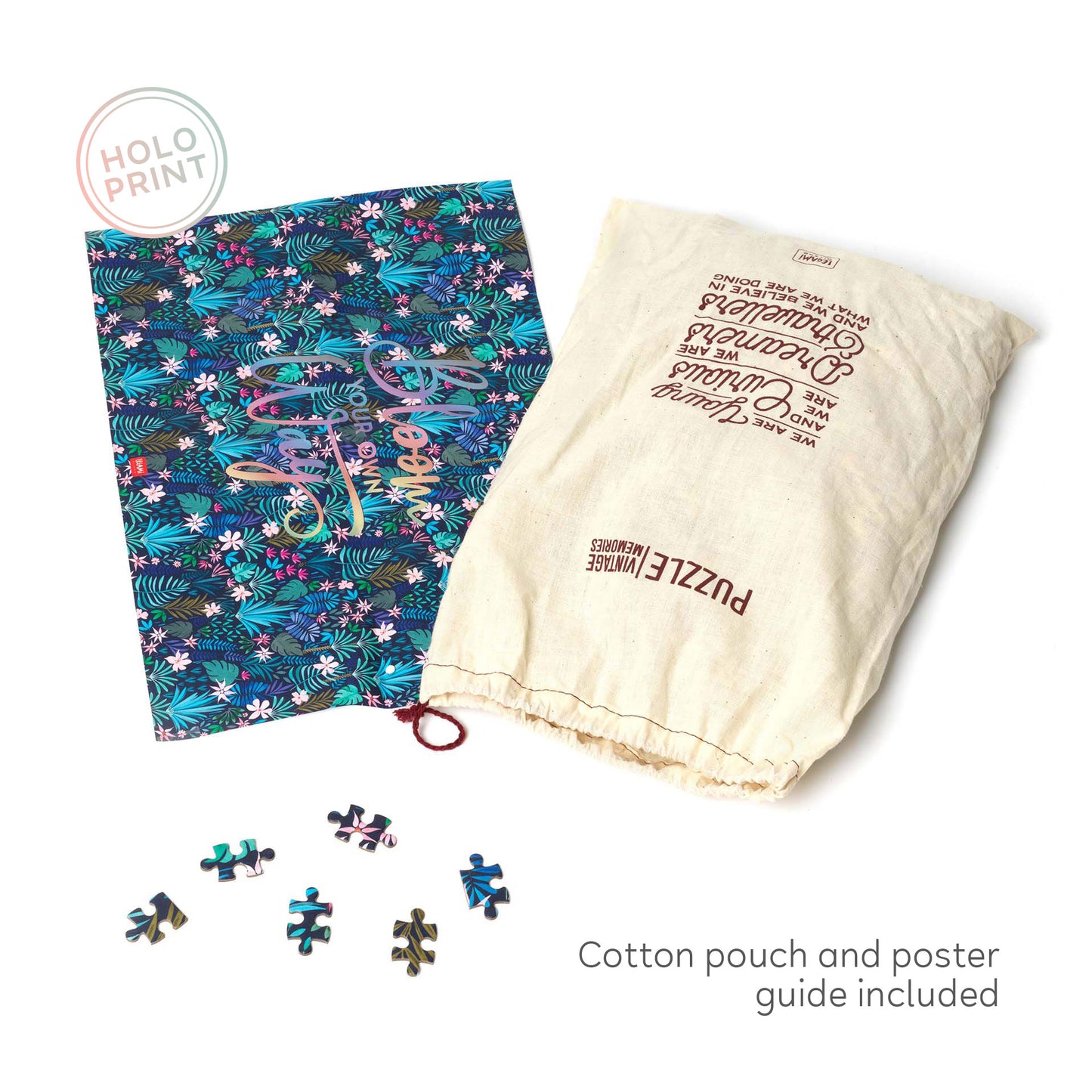 1000-PIECE PUZZLE - PUZZLE - FLORA / PACK DE 3