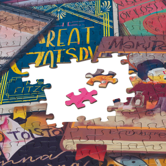 1000-PIECE PUZZLE - PUZZLE - BOOK LOVER / PACK DE 3