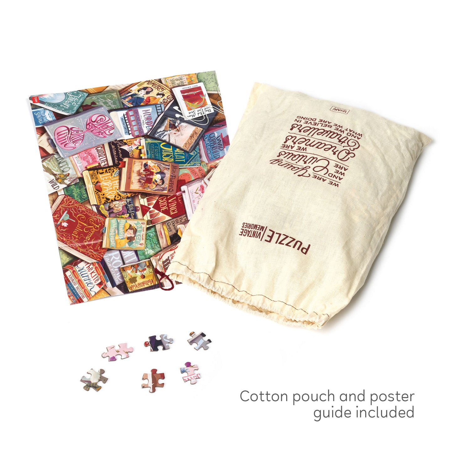 1000-PIECE PUZZLE - PUZZLE - BOOK LOVER / PACK DE 3