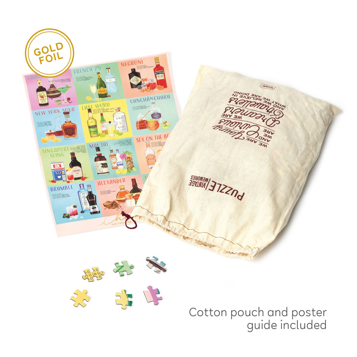 1000-PIECE PUZZLE - PUZZLE - CHEERS / PACK DE 3