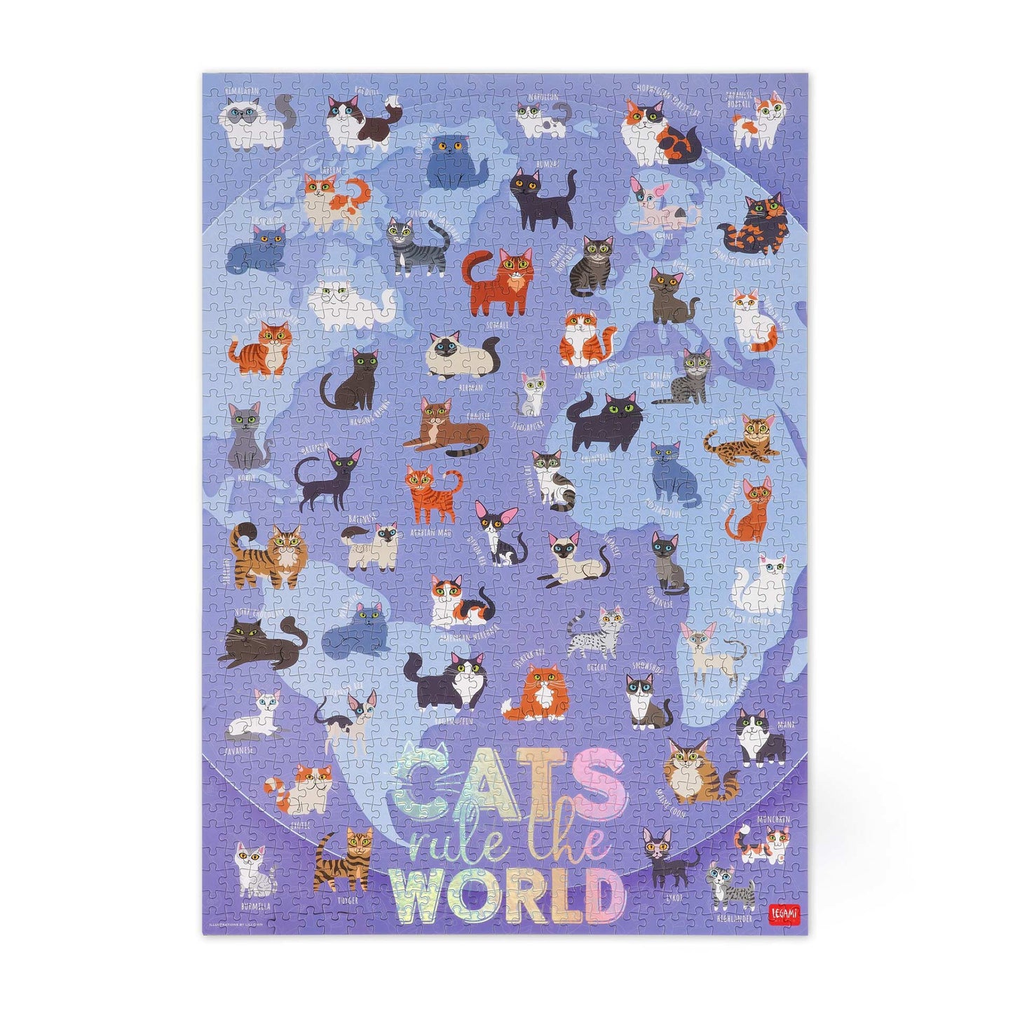 1000-PIECE PUZZLE - PUZZLE - KITTY / PACK DE 3