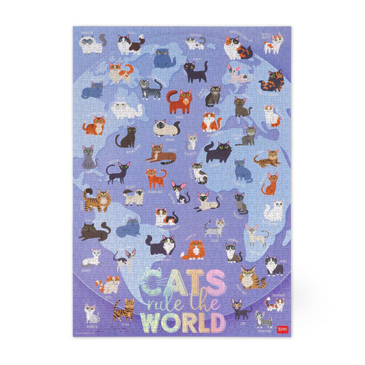 1000-PIECE PUZZLE - PUZZLE - KITTY / PACK DE 3