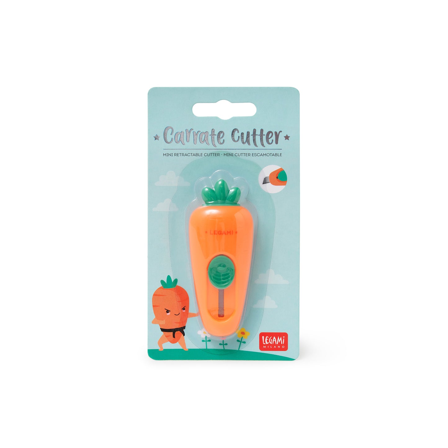 MINI RETRACTABLE CUTTER - CARRATE CUTTER - CARROT / PACK DE 12
