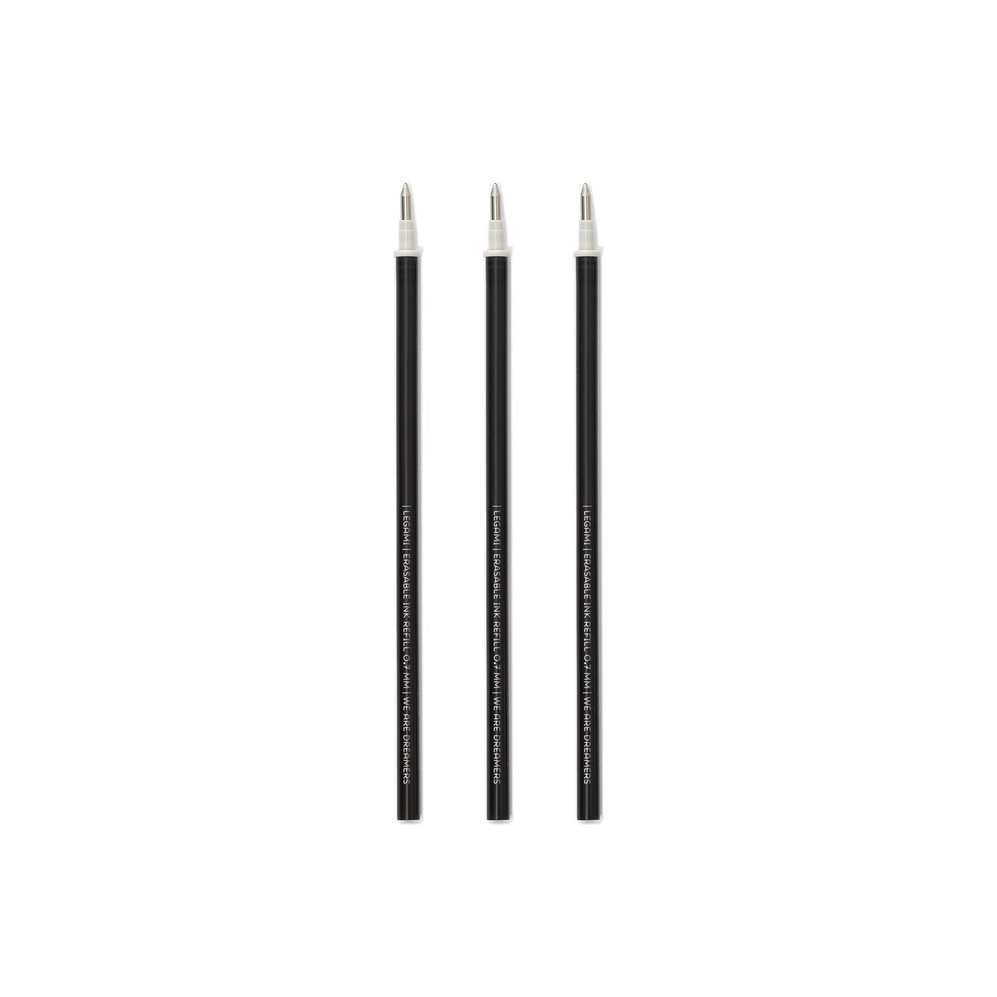 3 PCS  ERASABLE PEN REFILLS - ERASABLE PEN REFILLS - BLACK / PACK DE 10