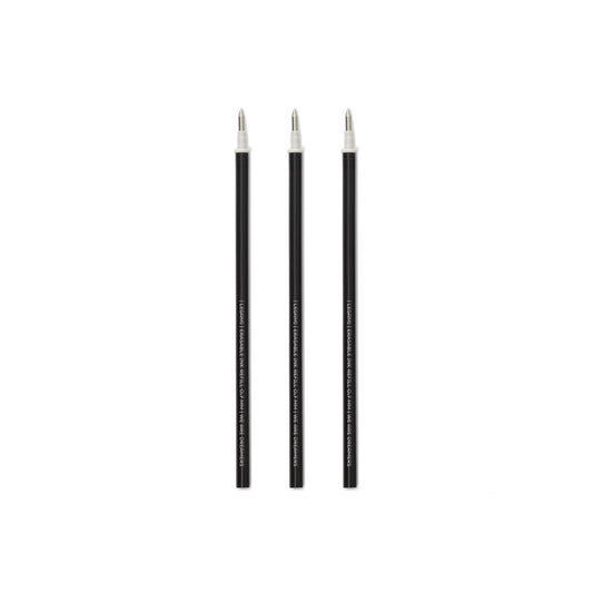 3 PCS  ERASABLE PEN REFILLS - ERASABLE PEN REFILLS - BLACK / PACK DE 10