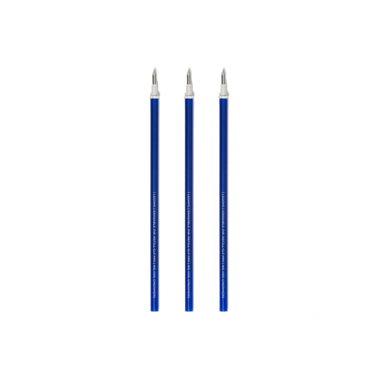 3 PCS  ERASABLE PEN REFILLS - ERASABLE PEN REFILLS - BLUE / PACK DE 10