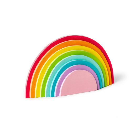 ADHESIVE NOTEPAD - RAINBOW THOUGHTS - RAINBOW / PACK DE 8