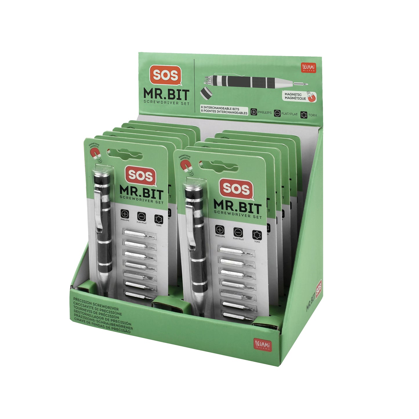 SCREWDRIVER - SOS MR. BIT / PACK DE 12