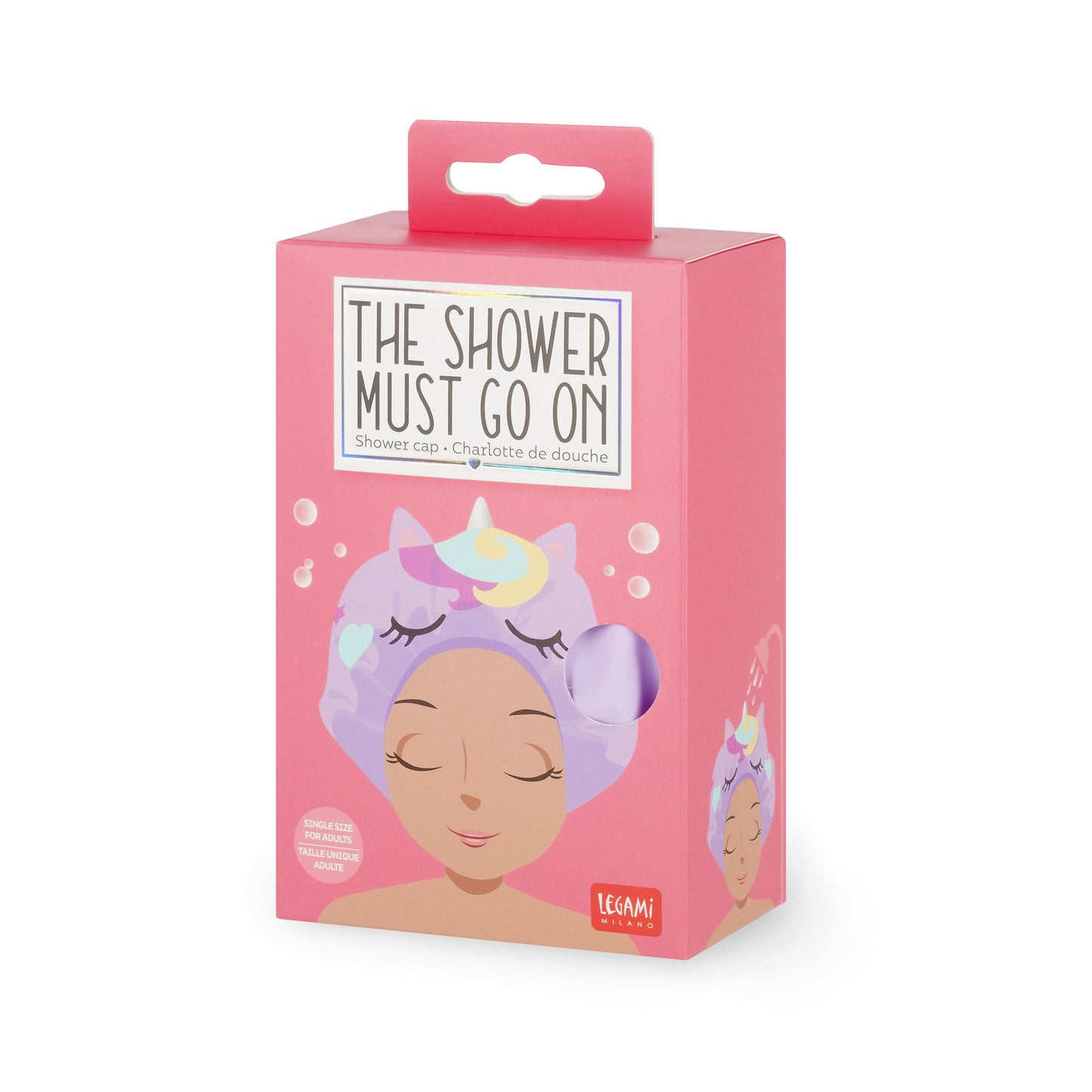 SHOWER CAP - THE SHOWER MUST GO ON - UNICORN / PACK DE 6