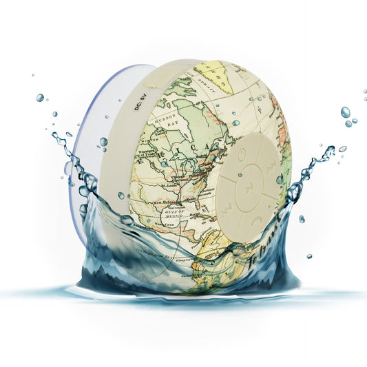 SHOWER SPEAKER WATER RESISTANT - SINGING IN THE SHOWER - TRAVEL / PACK DE 2