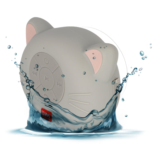 SHOWER SPEAKER WATER RESISTANT - SINGING IN THE SHOWER - KITTY / PACK DE 2