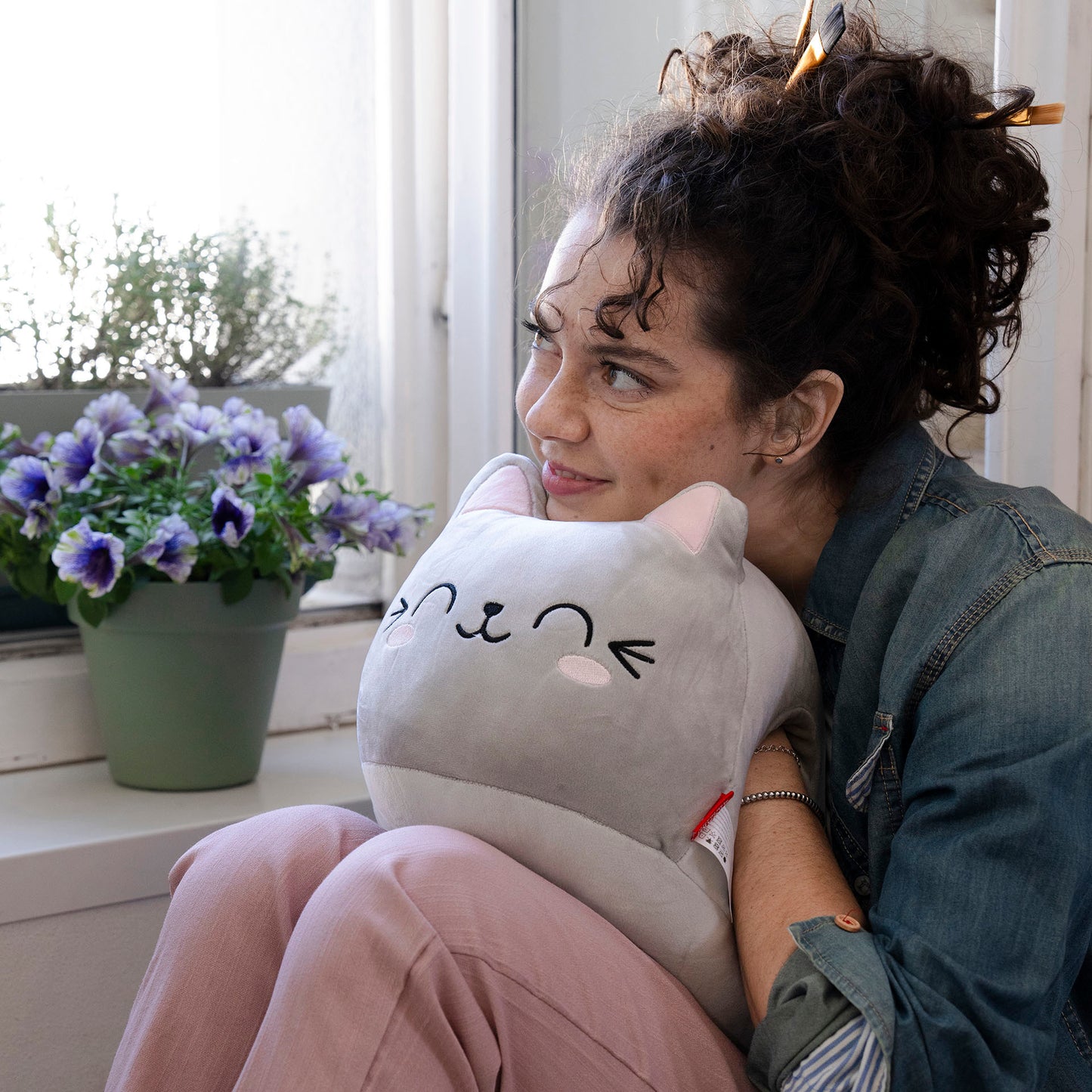 PILLOW - SUPER SOFT! - KITTY / PACK DE 2