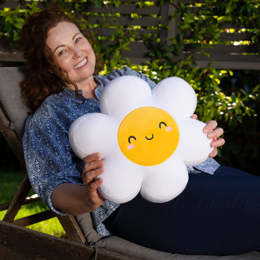 PILLOW - SUPER SOFT! - DAISY / PACK DE 2