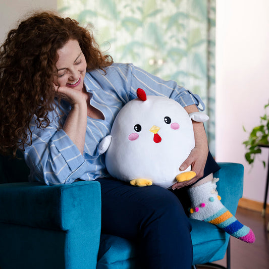 PILLOW - SUPER SOFT! - HEN / PACK DE 2