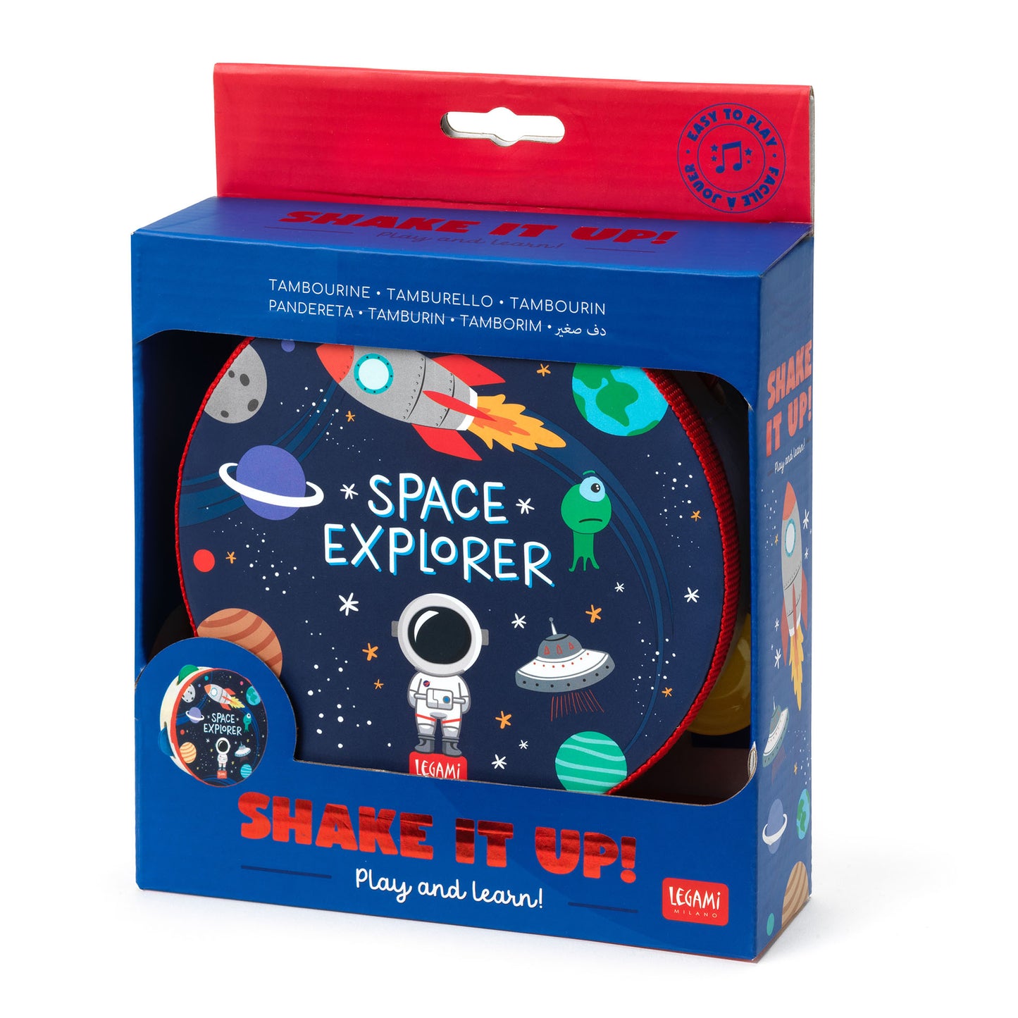 TAMBOURINE	 - SHAKE IT UP! - SPACE / PACK DE 3