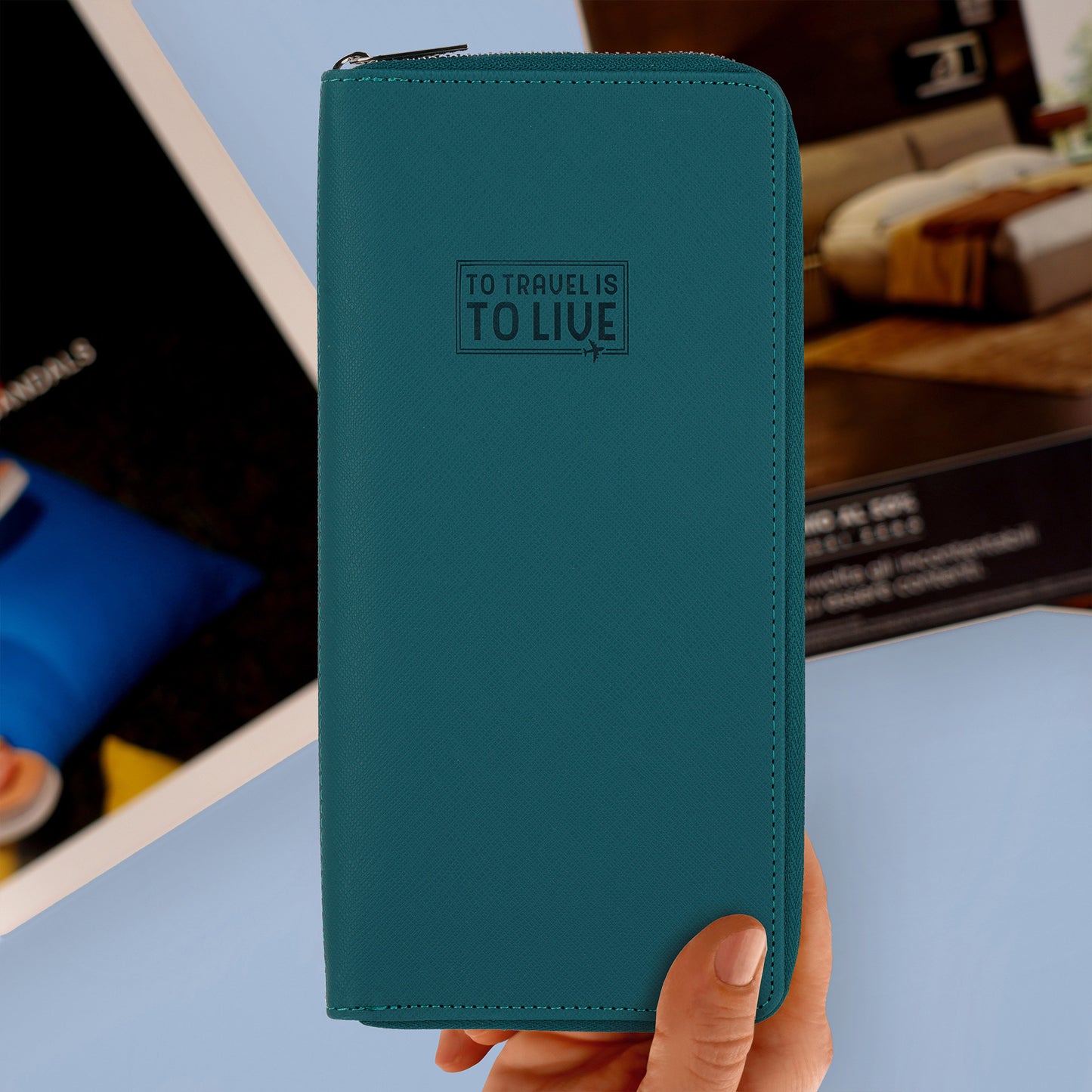 TRAVEL ORGANISER - PETROL BLUE / PACK DE 3