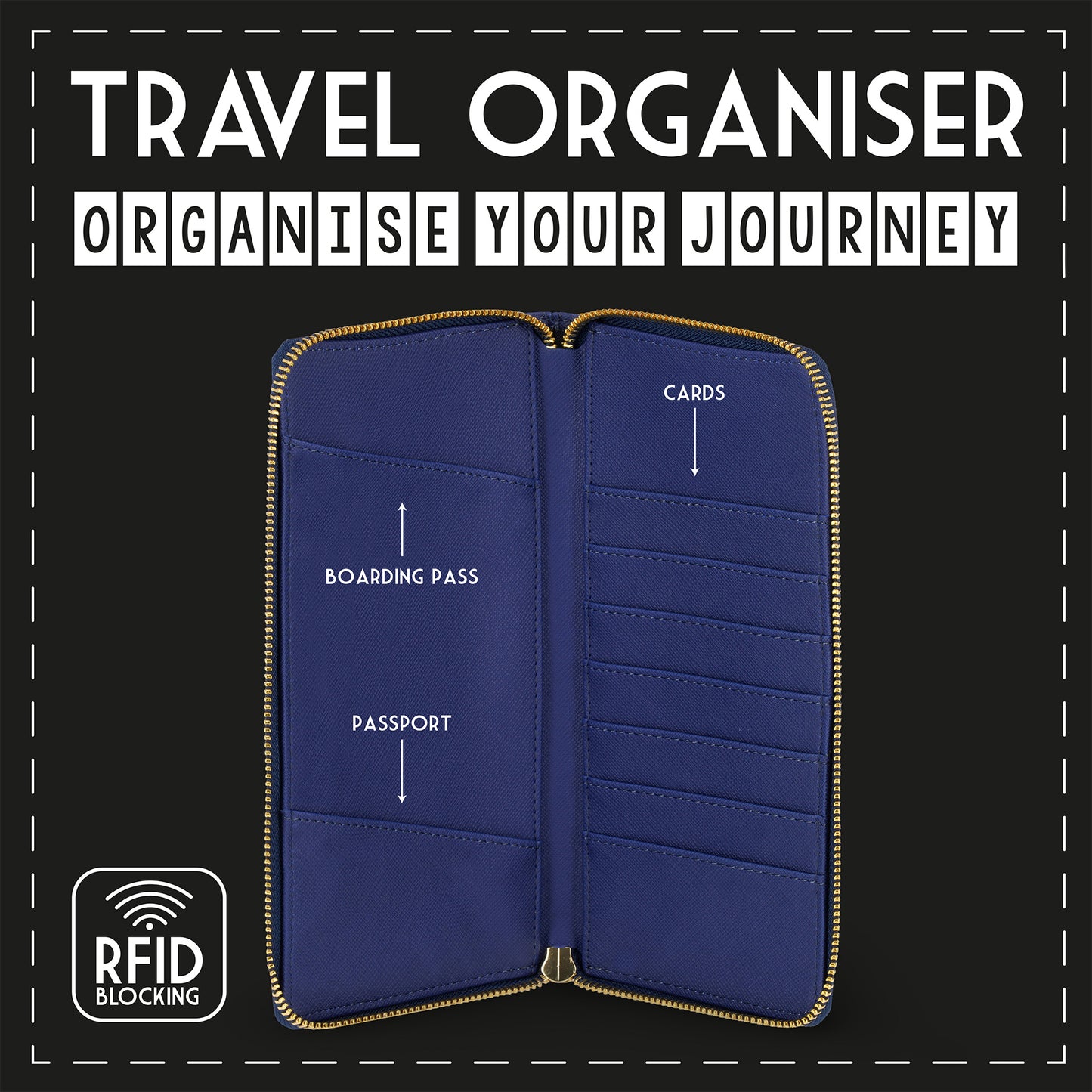 TRAVEL ORGANISER - STARS / PACK DE 3