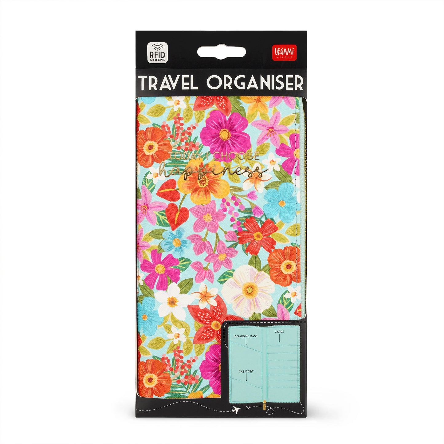 TRAVEL ORGANISER - FLOWERS / PACK DE 3