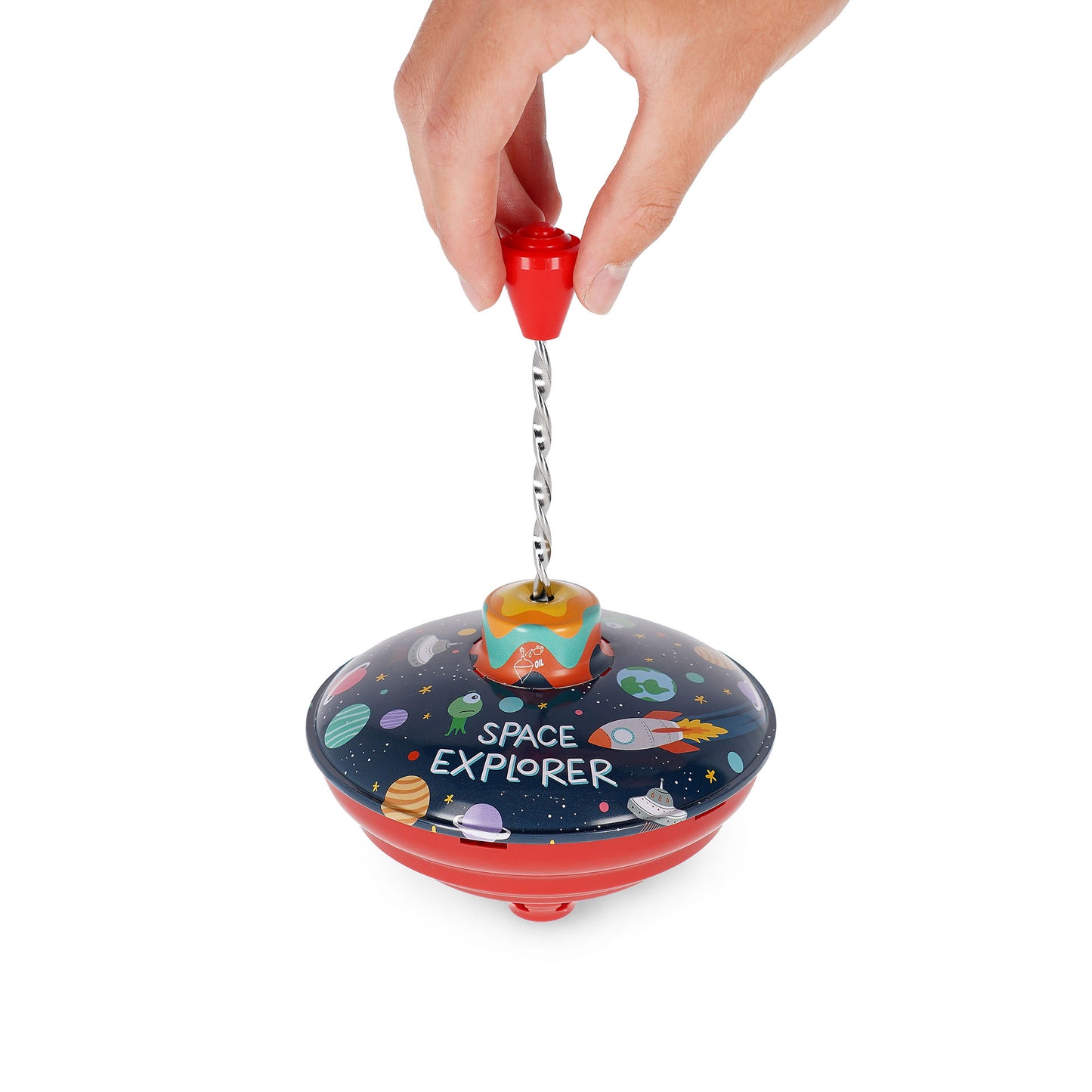 SPINNING TOP - SPIN ME ROUND - SPACE / PACK DE 4
