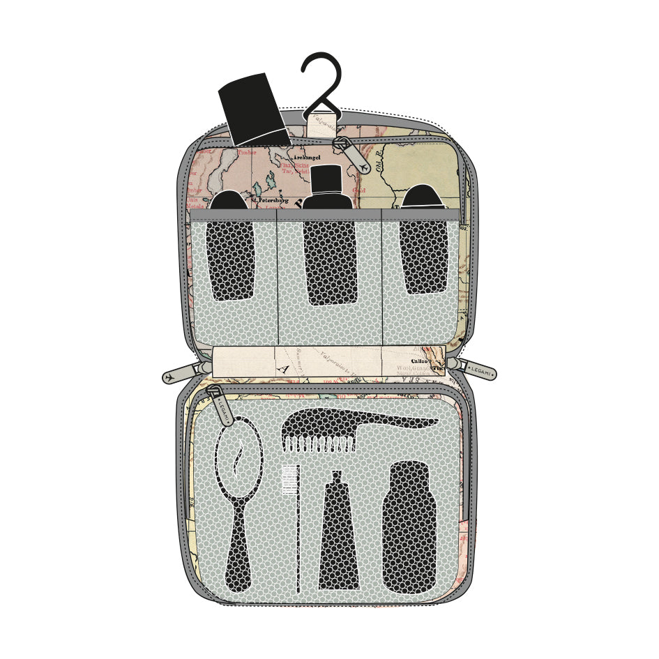 TRAVEL TOILETRY BAG - TRAVEL / PACK DE 4