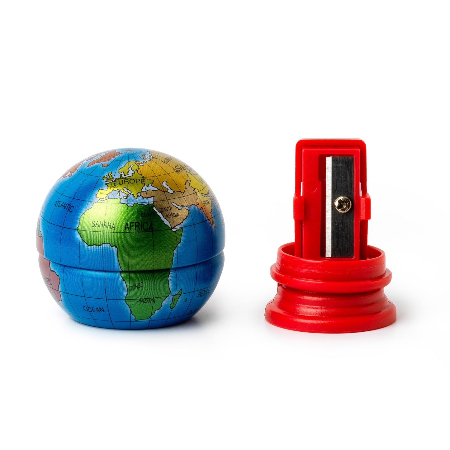 PENCIL SHARPENER - LE TOUR DU MONDE - TRAVEL / PACK DE 12