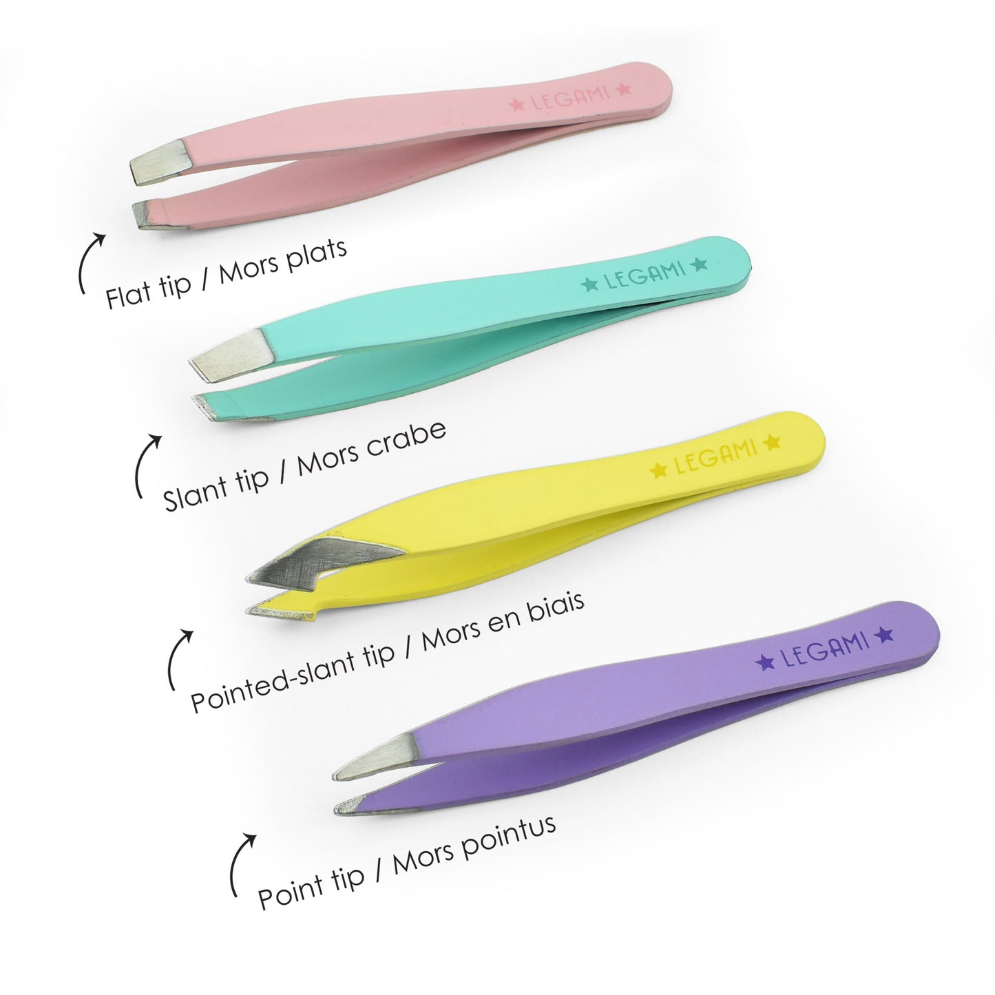 SET OF 4 MINI TWEEZERS - BYE BYE FRIDA - MULTICOLOR / PACK DE 6