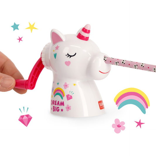 DESKTOP PENCIL SHARPENER - DREAM BIG - UNICORN / PACK DE 4