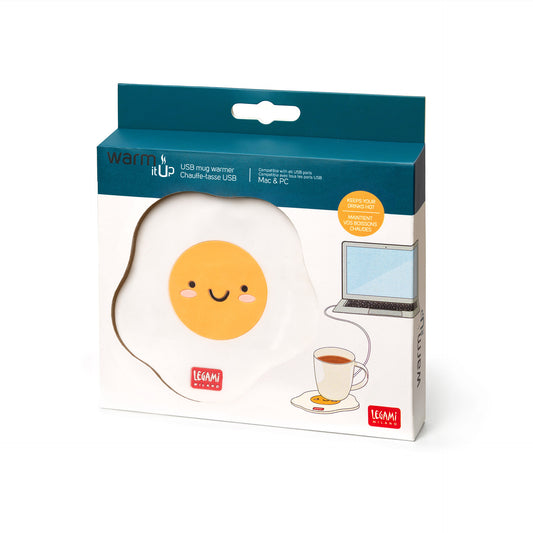 USB MUG WARMER - WARM IT UP - EGG / PACK DE 3