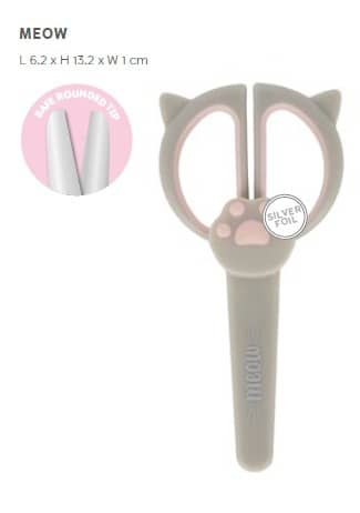 KIDS SCISSORS - MEOW - KITTY / PACK DE 6